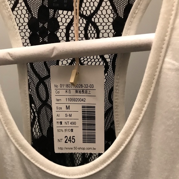 Lace Back Tank - Picture 3 of 3